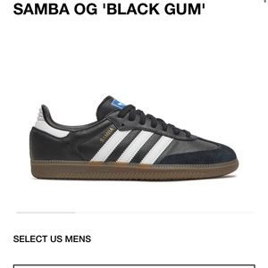 Adidas Black “ OG” Samba